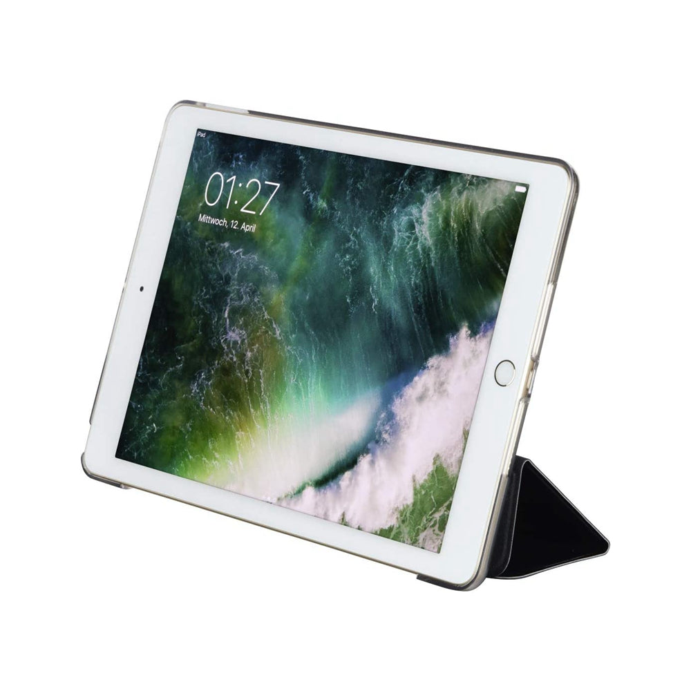 Hama - Funda para Tablet Fold Clear para Apple iPad 9.7 (2017/2018), Color Negro
