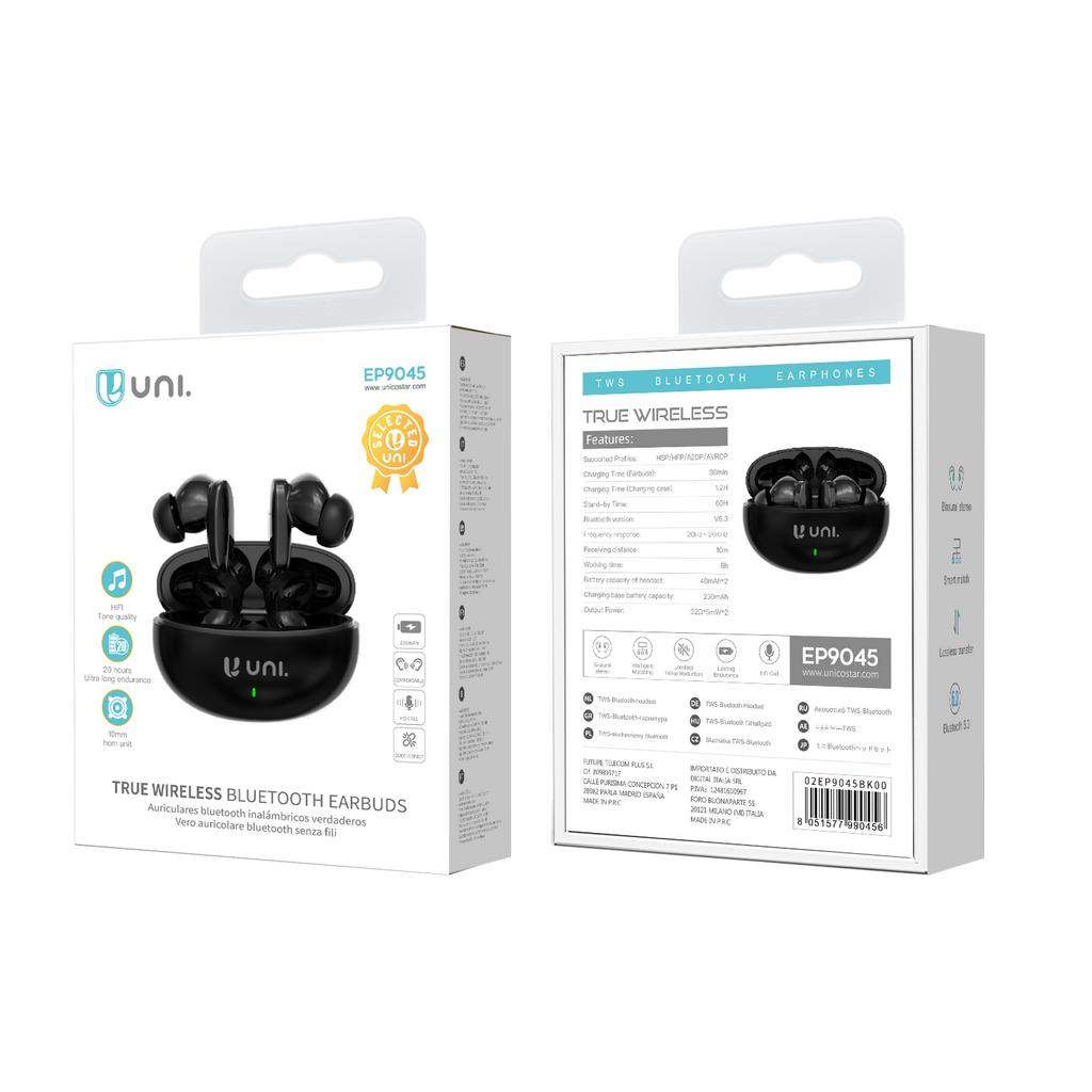 UNICO EP9045 Auricular Bluetooth UNI-TWS