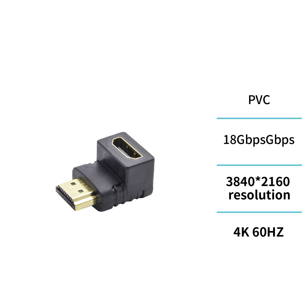 Unico AD0326 HDMI hembra a HDMI macho adaptador