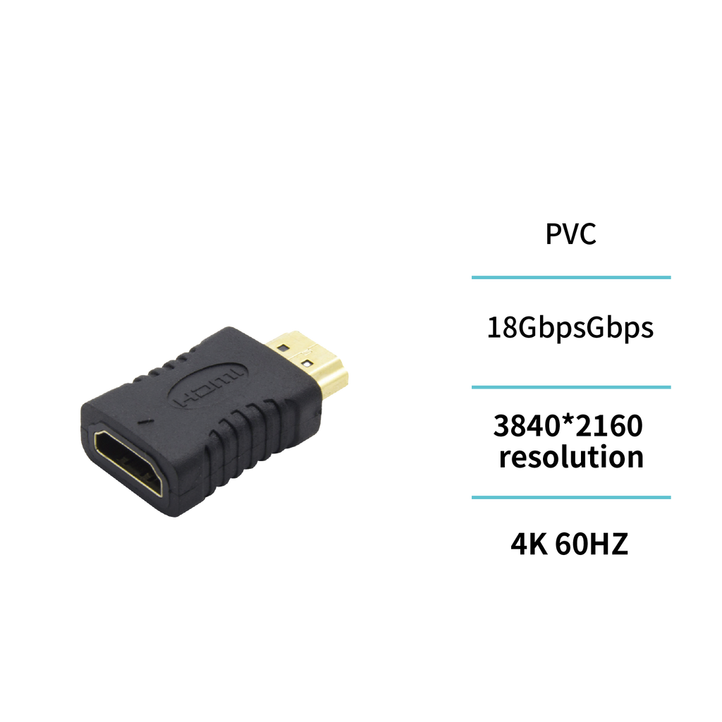 Unico AD0398 HDMI hembra a HDMI macho adaptador