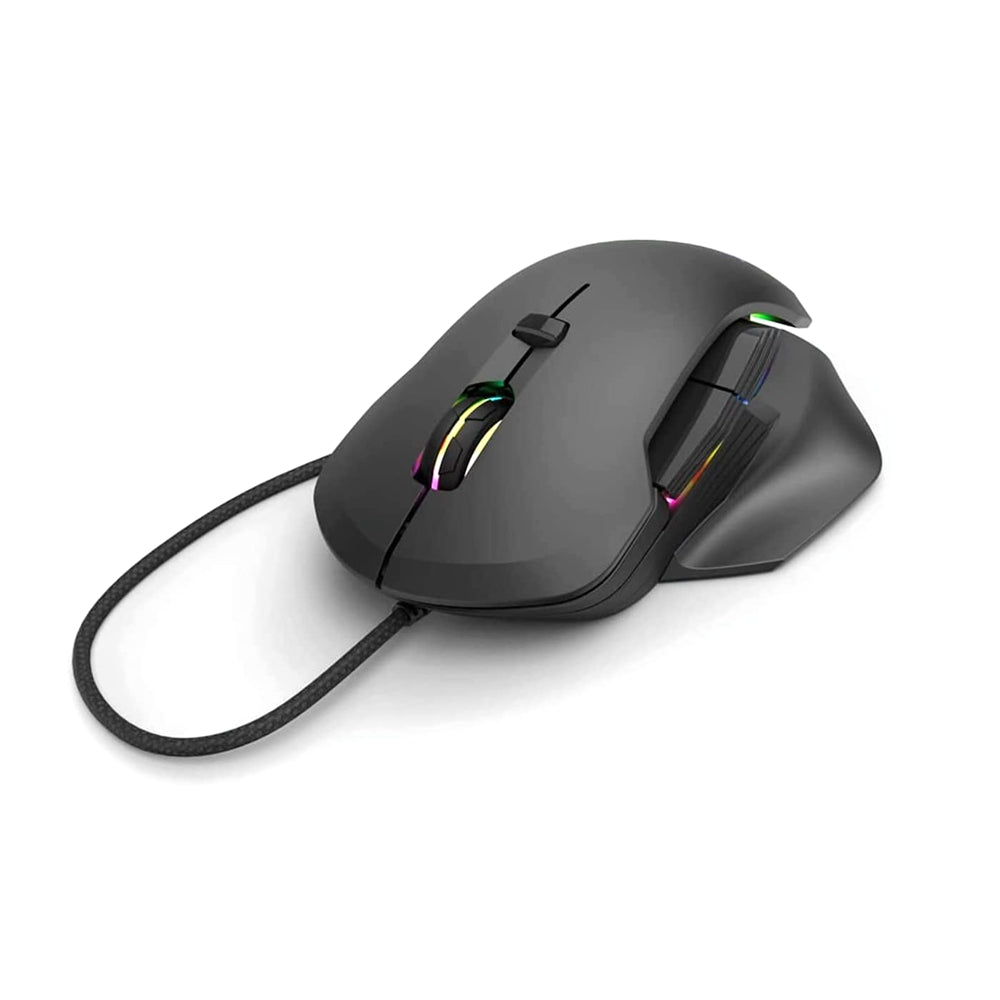 Urage Reaper 900 Morph - Ratón para Gaming (1000 Hz, USB, con Cable, 1,7 m, 16.000 PPP), Color Negro, Amarillo, Rosa y Turquesa