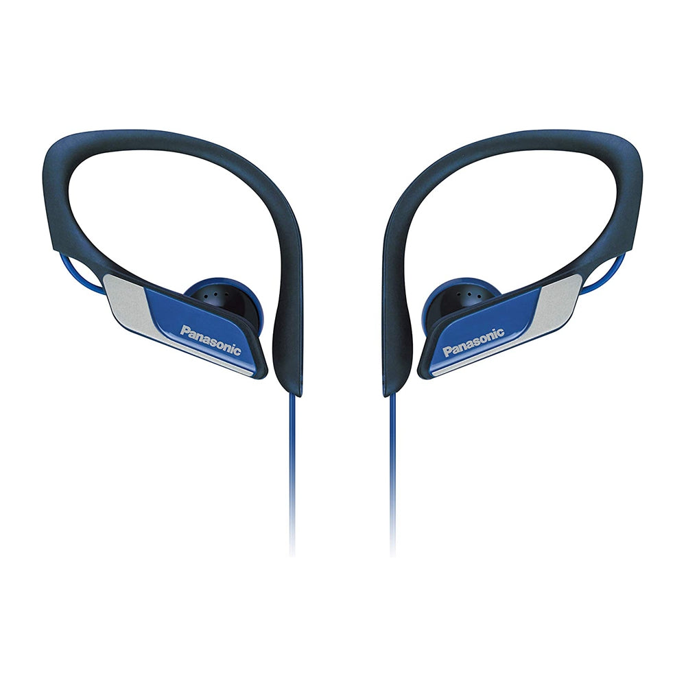 Panasonic RP-HS34E Auriculares Tipo Clip para Uso Deportivo, Resistentes al Agua, Ideales para Deportistas, Bajos Claros y Sólidos