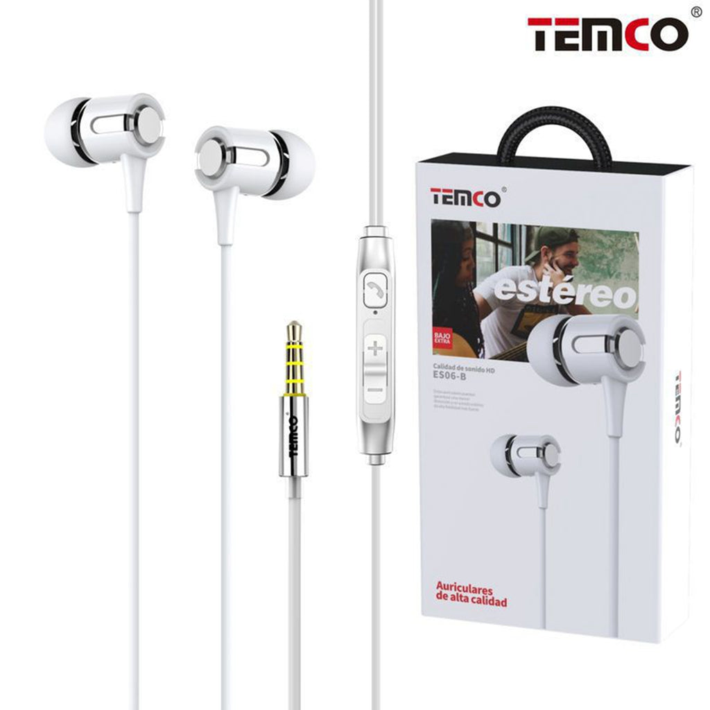 TEMCO EA06 Auriculares Intrauditivos MetAl