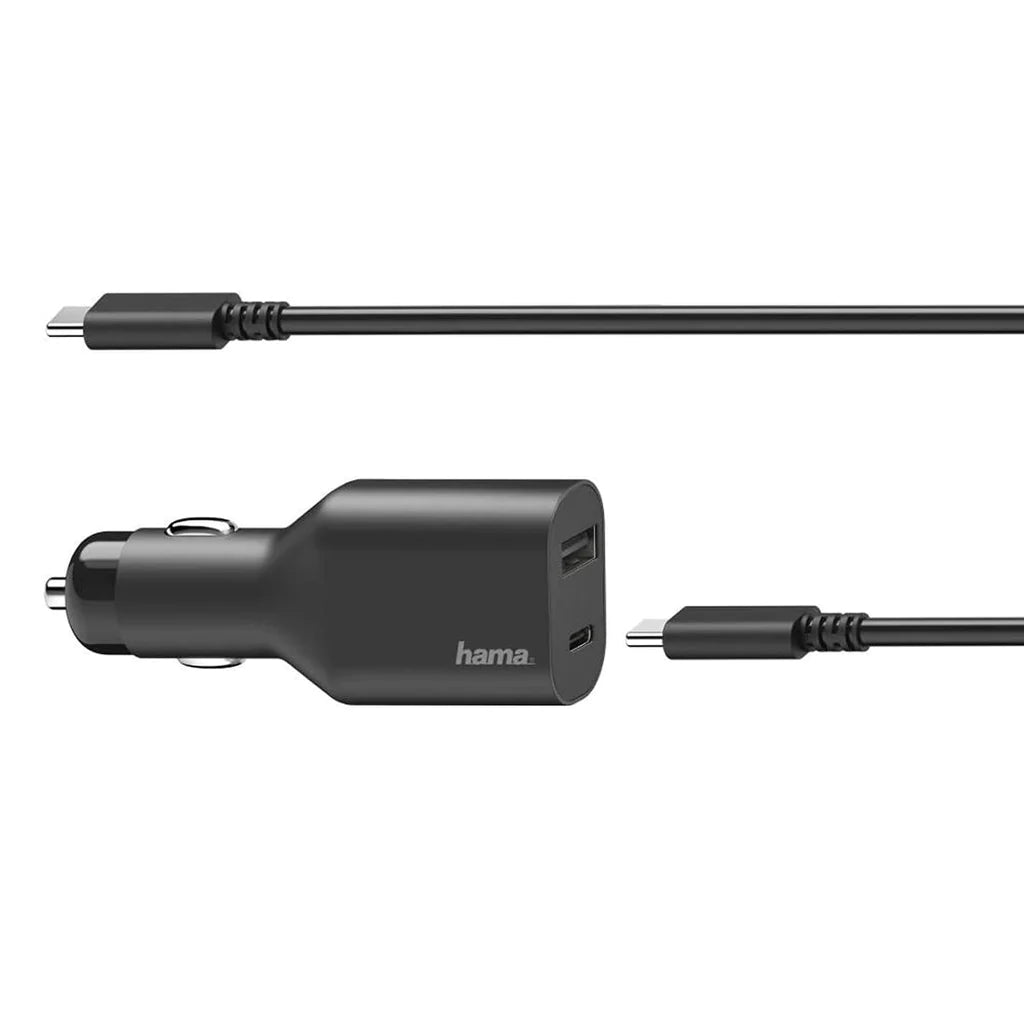 Hama Cargador USB-C para Coche 2xUSB 70W