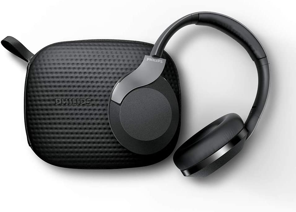 Philips Over Ear PH805BK/00 Over-Ear Bluetooth, Noice Cancellation,  micrófono, Color Negro