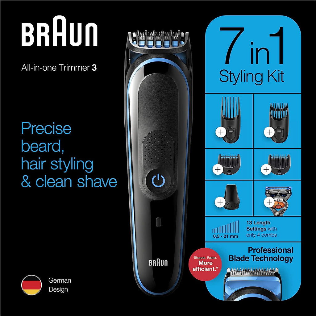 Braun Personal Care MGK 3245 7 en 1 Recortadora Todo en Uno con 5 Accesorios