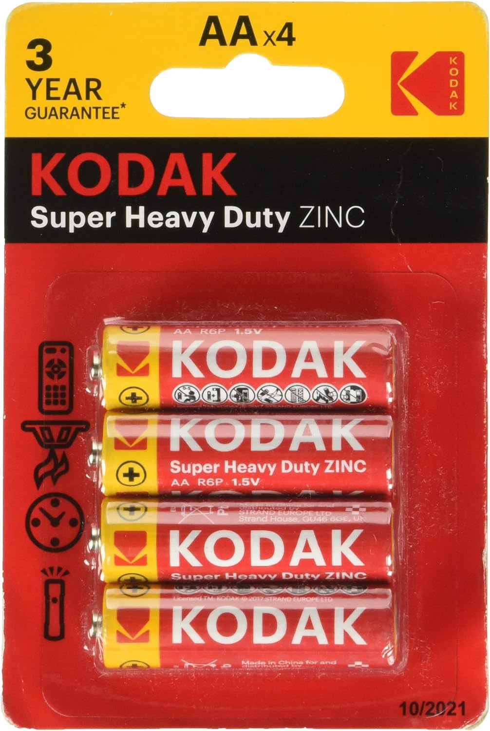 Kodak Extra Heavy Duty Zinc batería, AA
