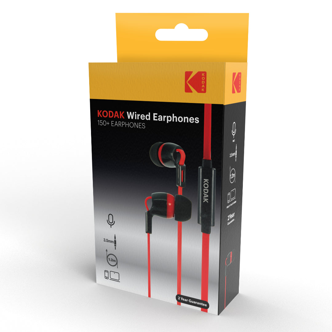 KODAK 150+ AURICULARES CON MICROWIRED EARPHONES