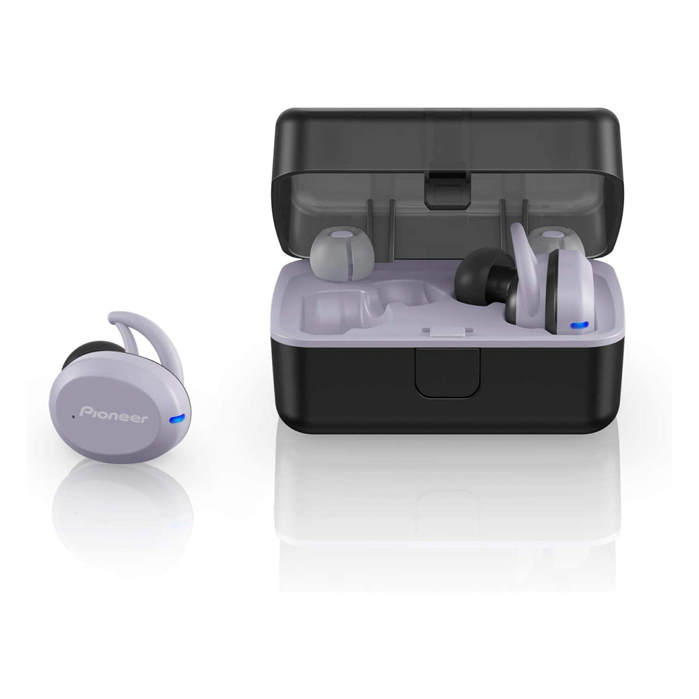 PIONEER - Auriculares Deportivos SE-E9-H Color Gris, inalámbrico. Conectividad Bluetooth versión 5.0