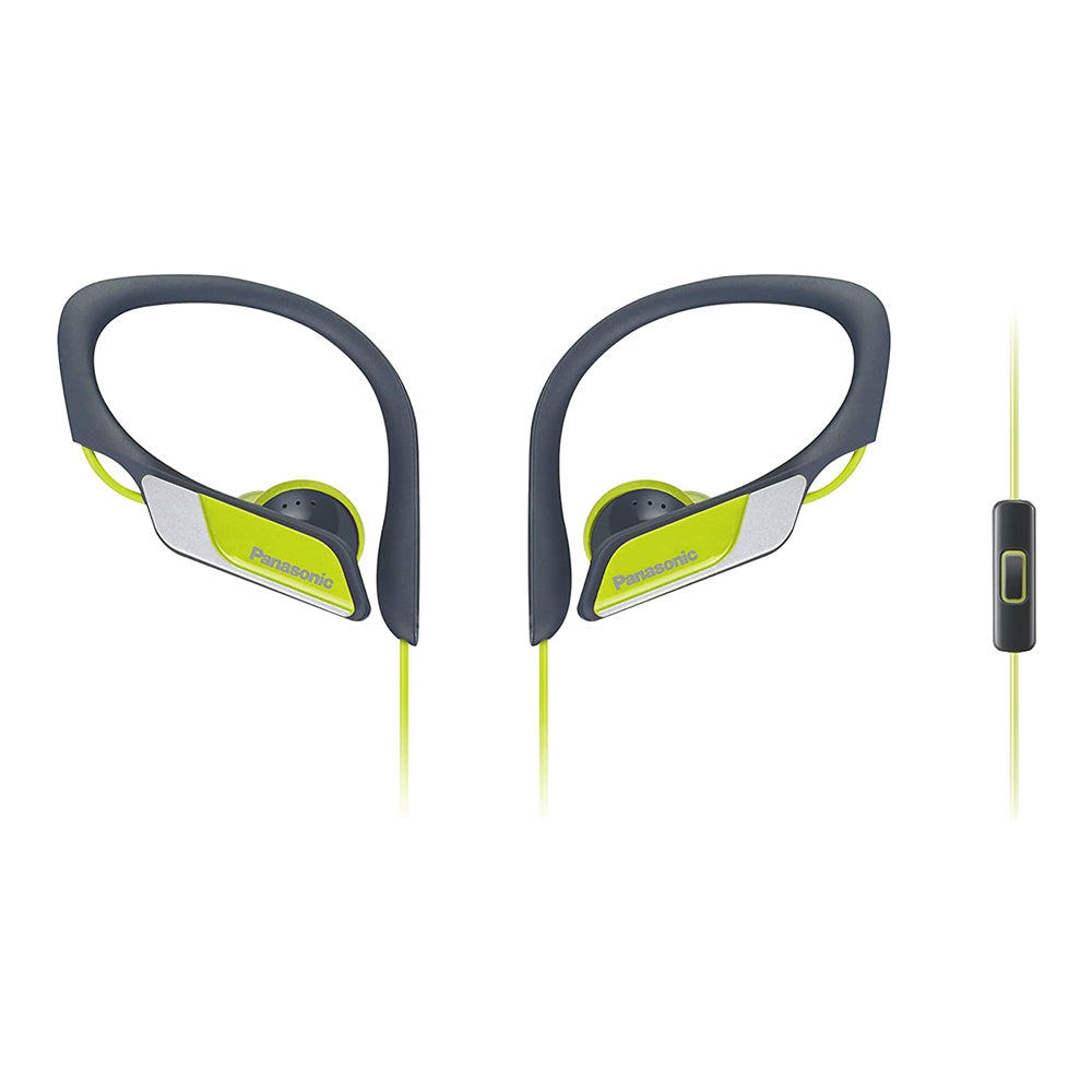 Panasonic RP-HS35ME - Auriculares Deportivos (Impermeable, Uso Cómodo y Ultraligero, Micrófono, Cancelación de Ruido, Deporte para iPhone y Android)