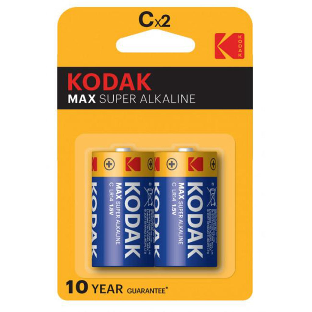 Blister Pilas Kodak Alcalina Max C LR14 1.5v - Blister 2 Pilas