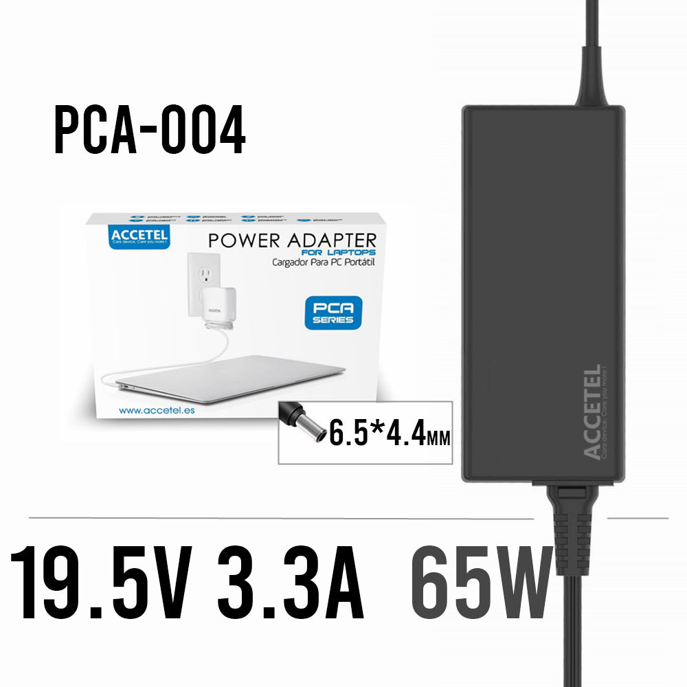 PCA-004 Cargador Sony 19.5V 3.3A 6.5*4.4mm 65W