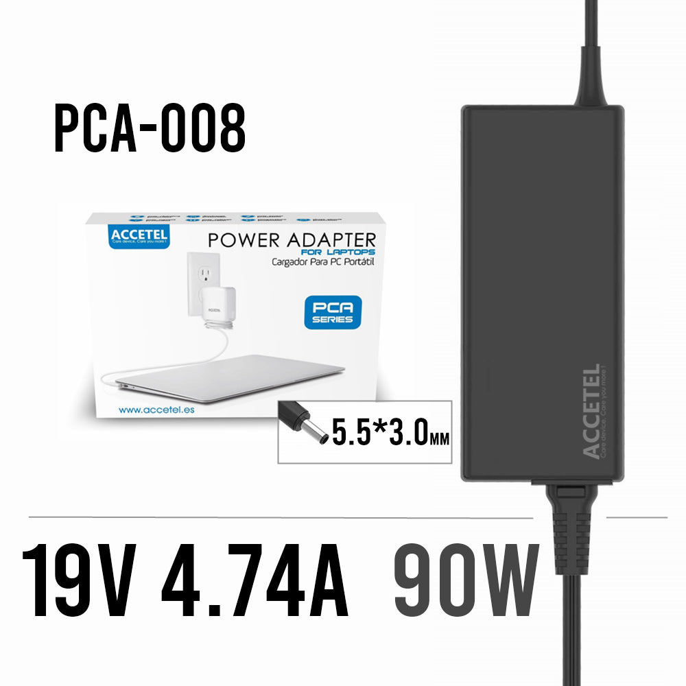 PCA-008 Cargador Samsung 19V 4.74A 5.5*3.0mm 90W