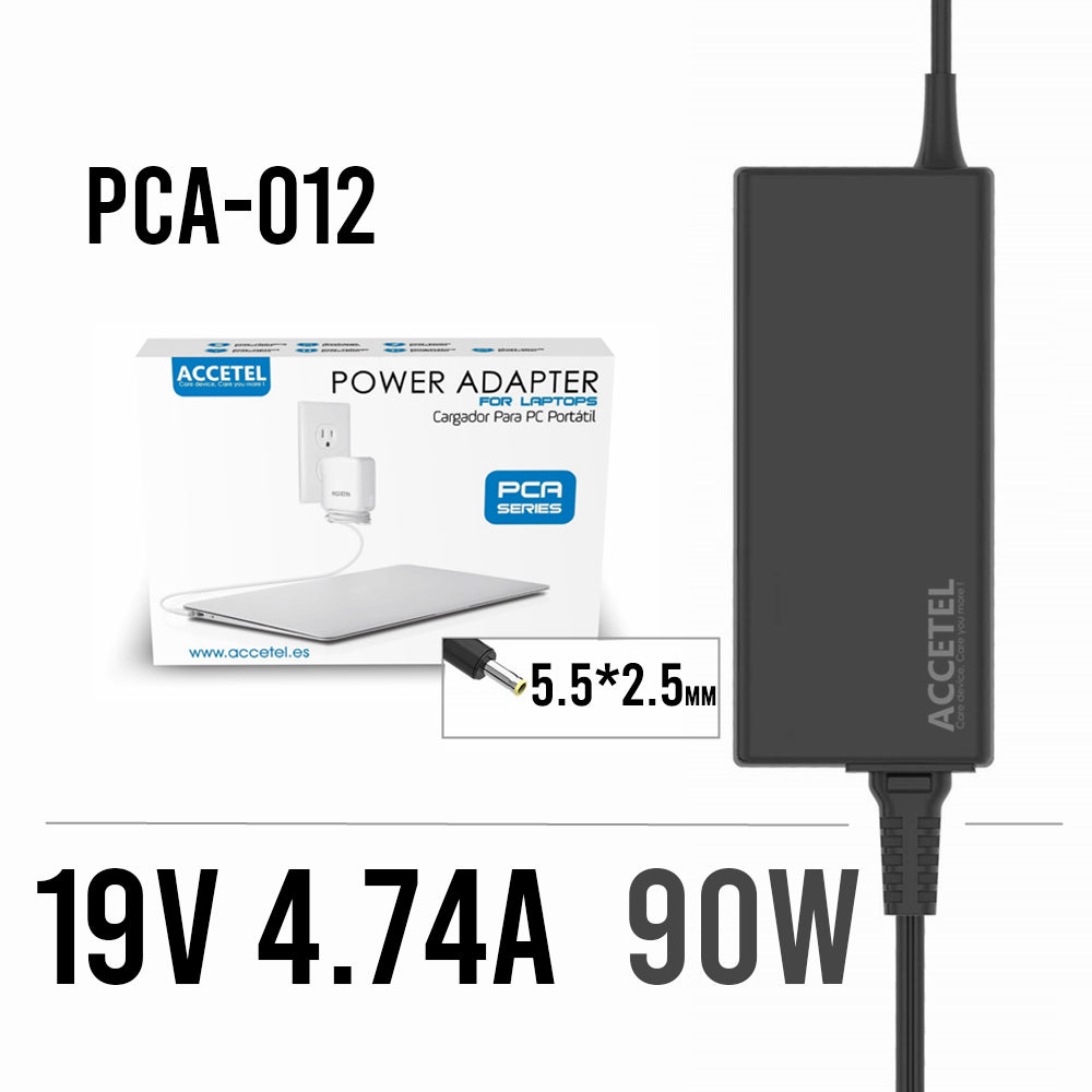 PCA-012 Cargador Asus 19V 4.74A 5.5*2.5mm 90W