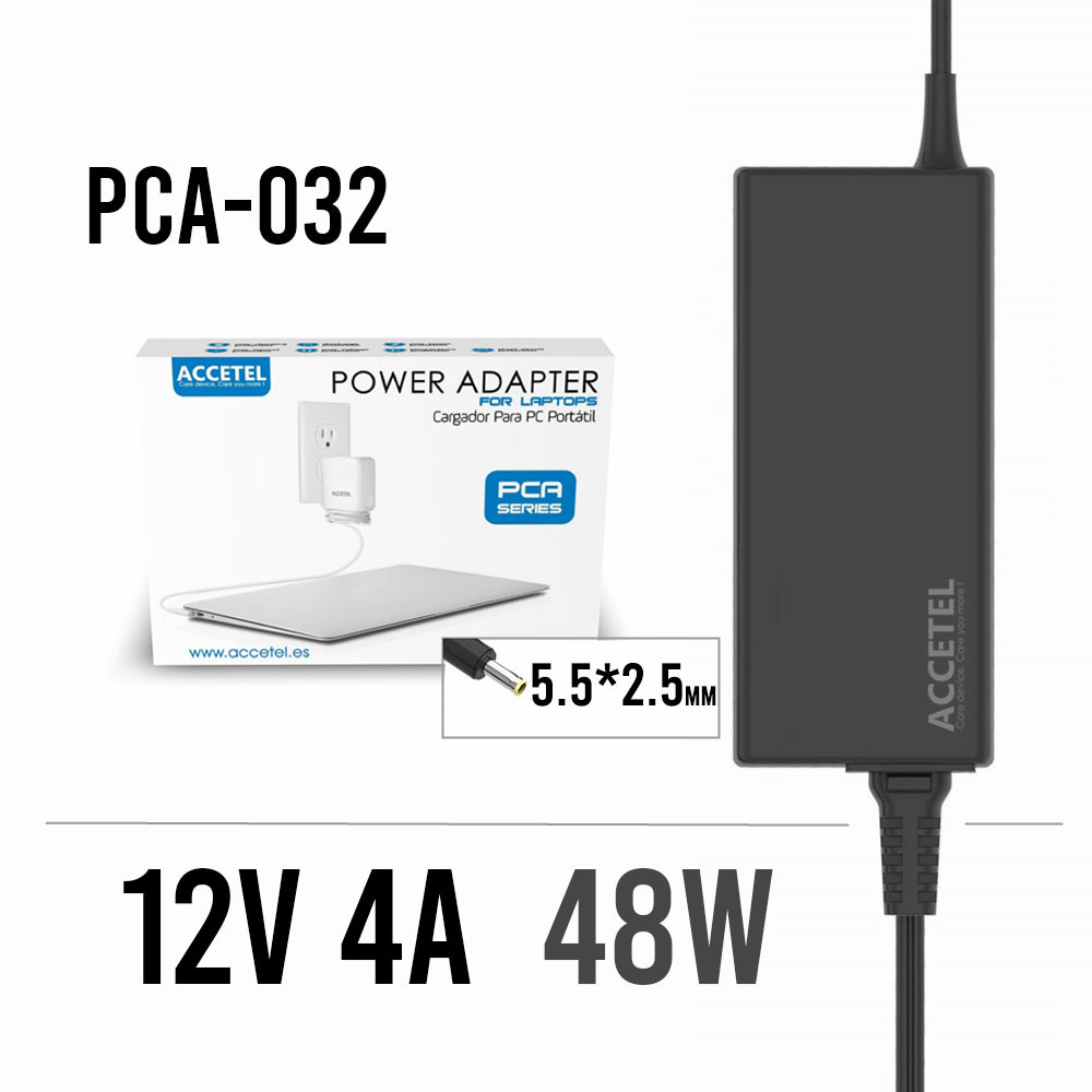 PCA-032 Cargador LCD 12V 4A 5.5*2.5mm 48W