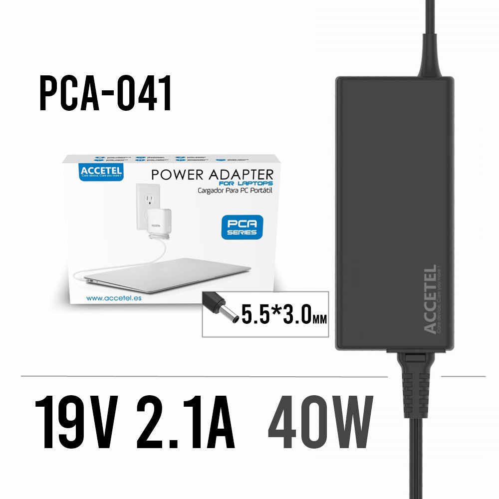PCA-041 Cargador Samsung 19V 2.1A 5.5*3.0mm 40W