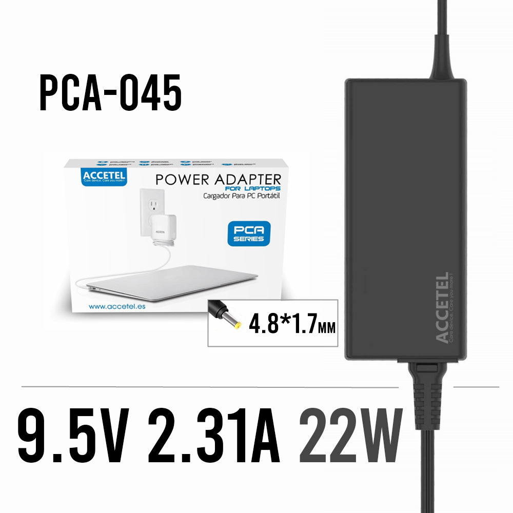 PCA-045 Cargador Asus 9.5V 2.315A 4.8*1.7mm 22W