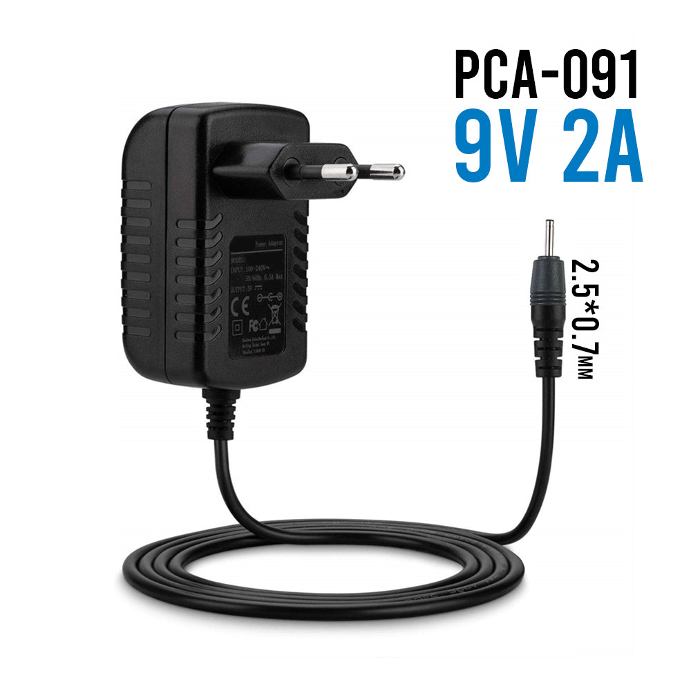 PCA-091 Cargador Generico 9V 2A 2.5*0.7mm 18W