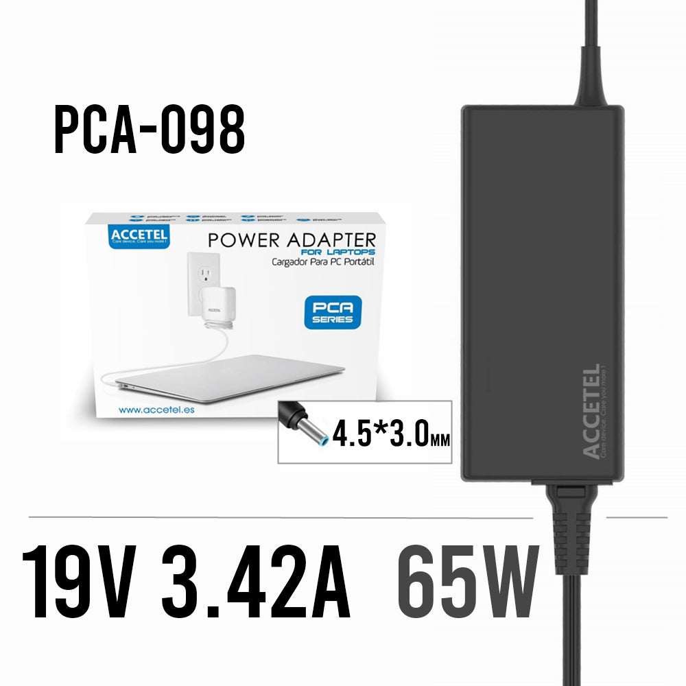 PCA-098 Cargador Asus 19V 3.42A 4.5*3.0mm 65W