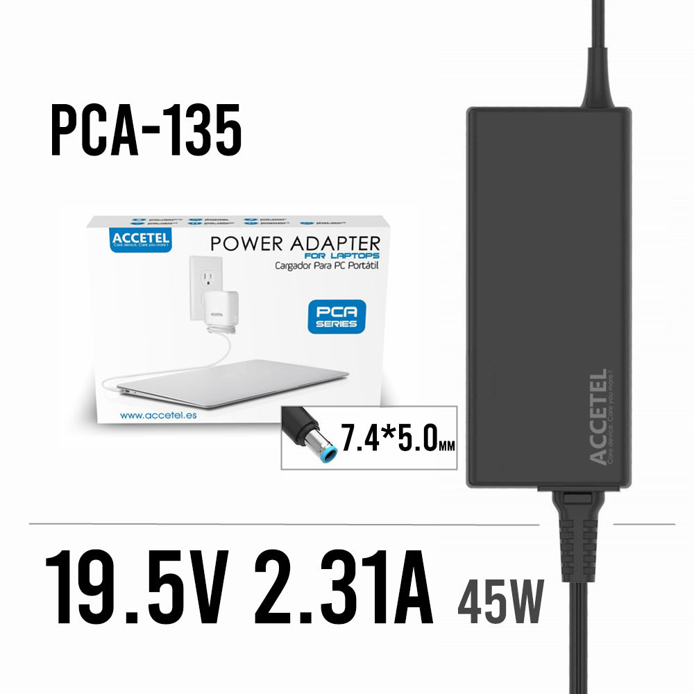 PCA-135 Cargador Hp 19.5V 2.31A 7.4*5.0mm 45W