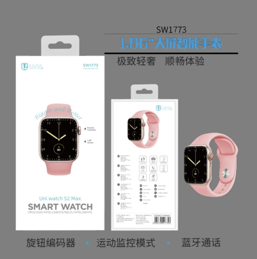 reloj inteligente SW1773 1.9 pulgadas  Asistente de voz Pago Bluetooth Llamada Smartwatch Hombres SW1773