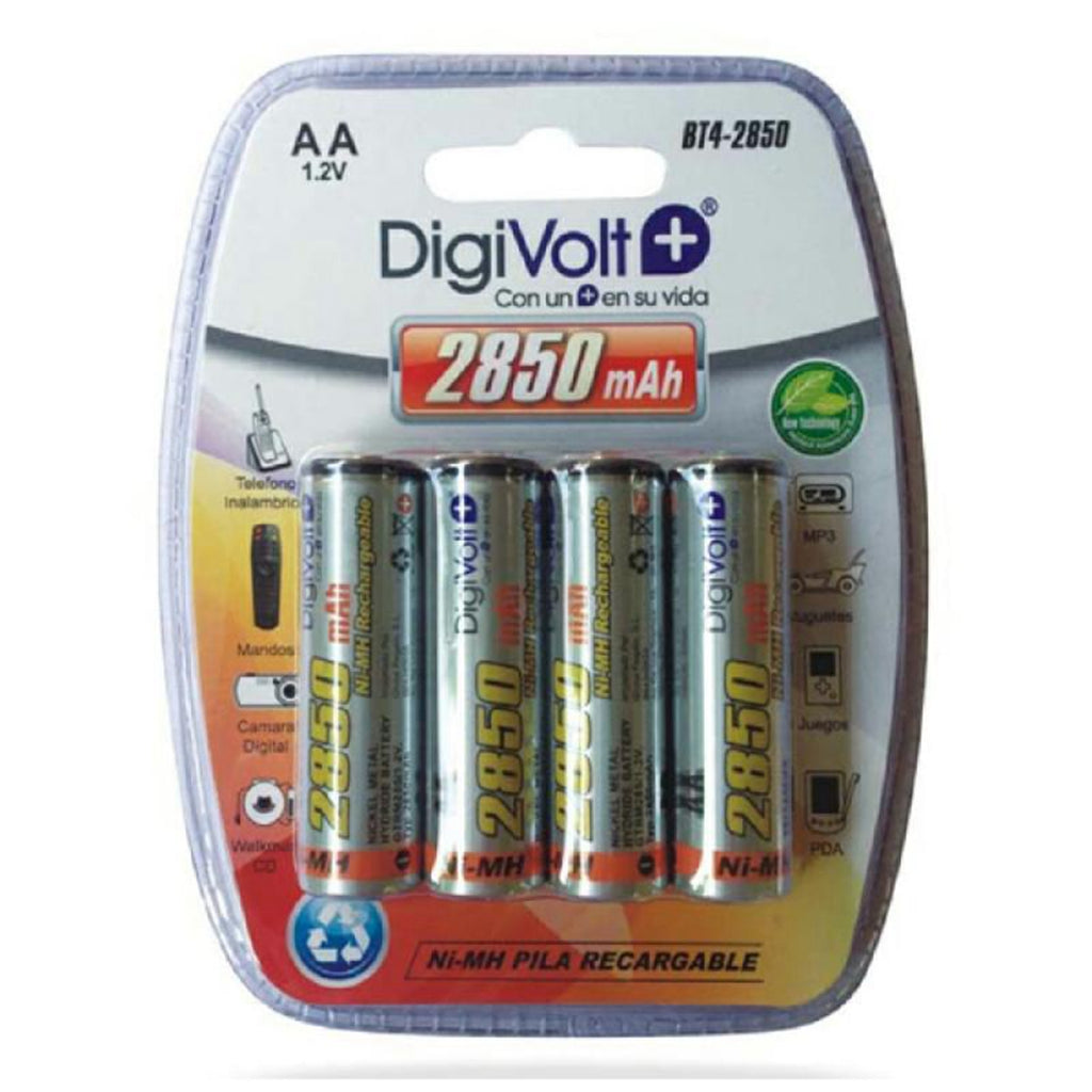 Digivolt Pack De Pilas AA Baterías Recargables