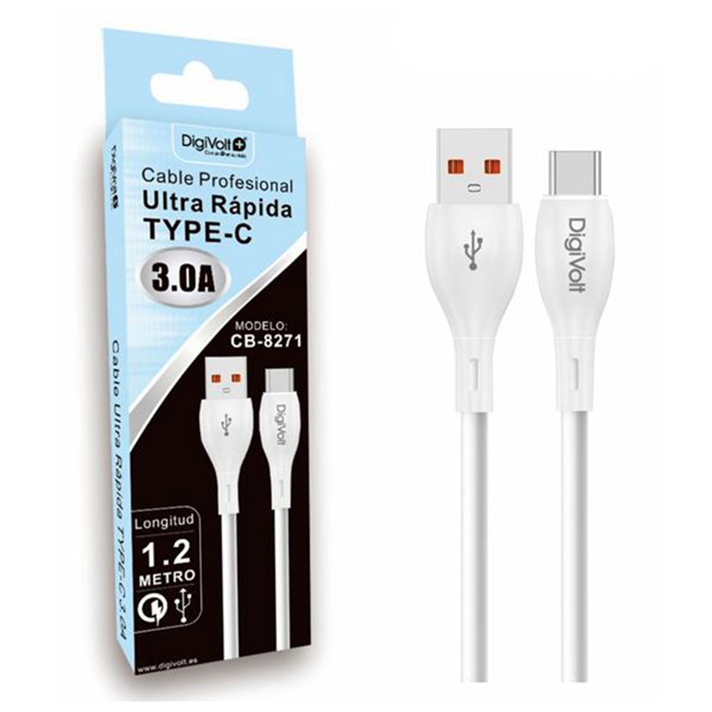 Digivolt Cable Tipo C Profesional Ultra Rápido 3.0 A Cb-8271