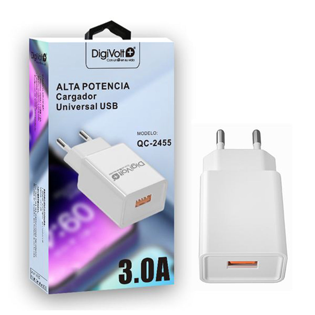 Digivolt Cargador Universal Rápido 3.0a 12w Qc-2455