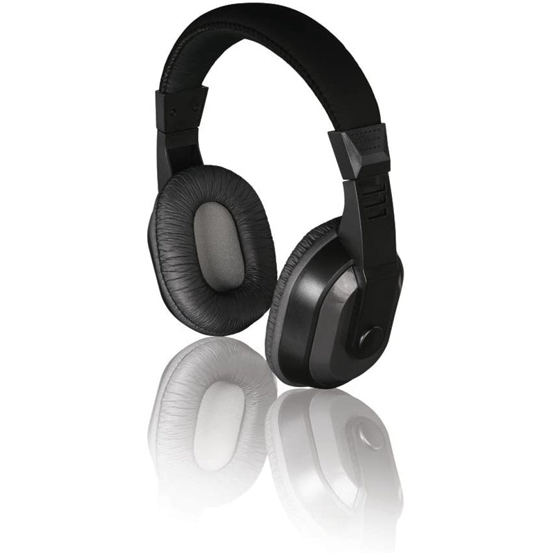 THOMSON | Auriculares HED 2206, Auriculares de Diadema, con Banda Ajustable, Cable de1,2m, Aislamiento del Ruido, Almohadillas Suave (sensibilidad 92db),Negro, Regalo Dia de la Madre