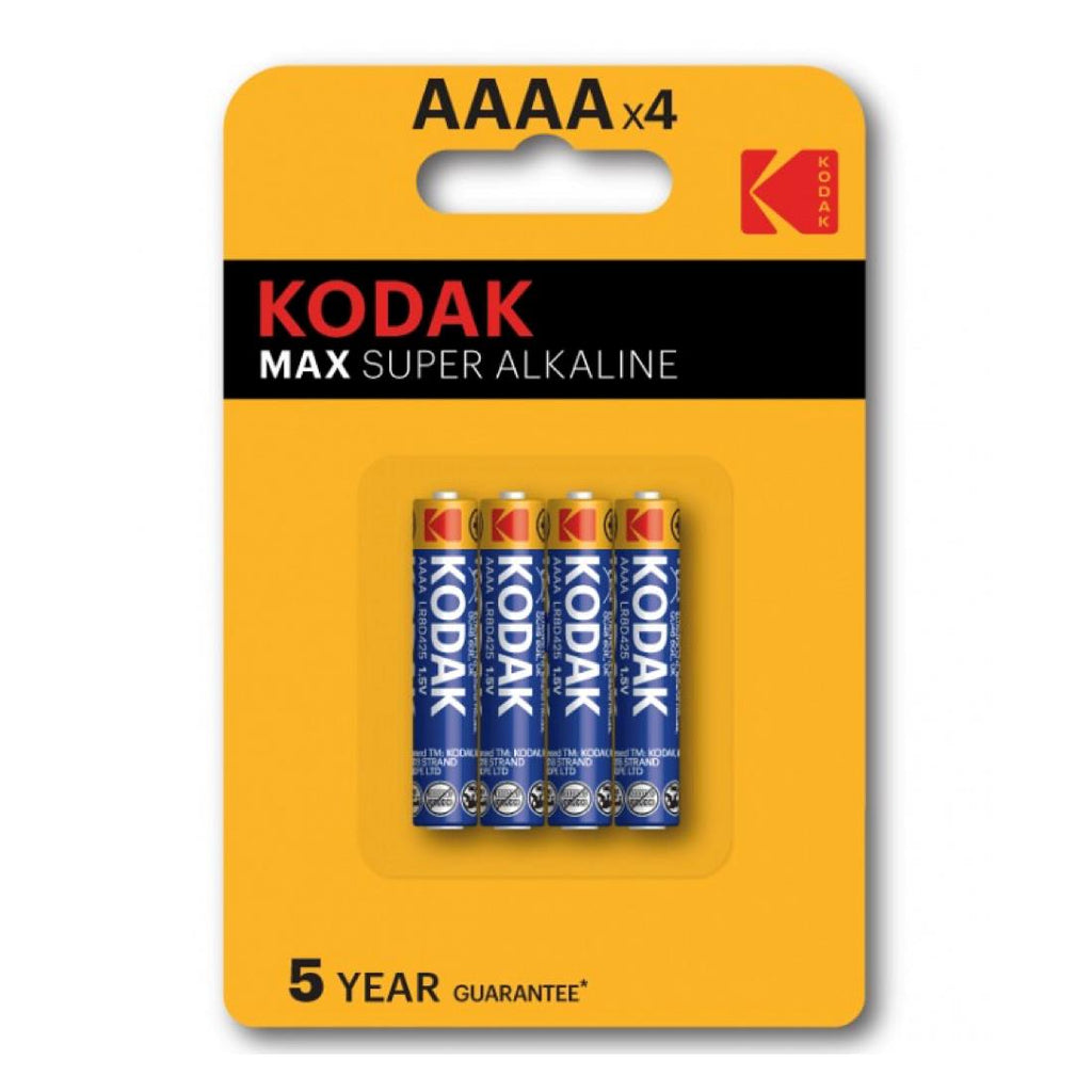 KODAK MAX LR8D425 AAAA 4 X PILA ALCALINA