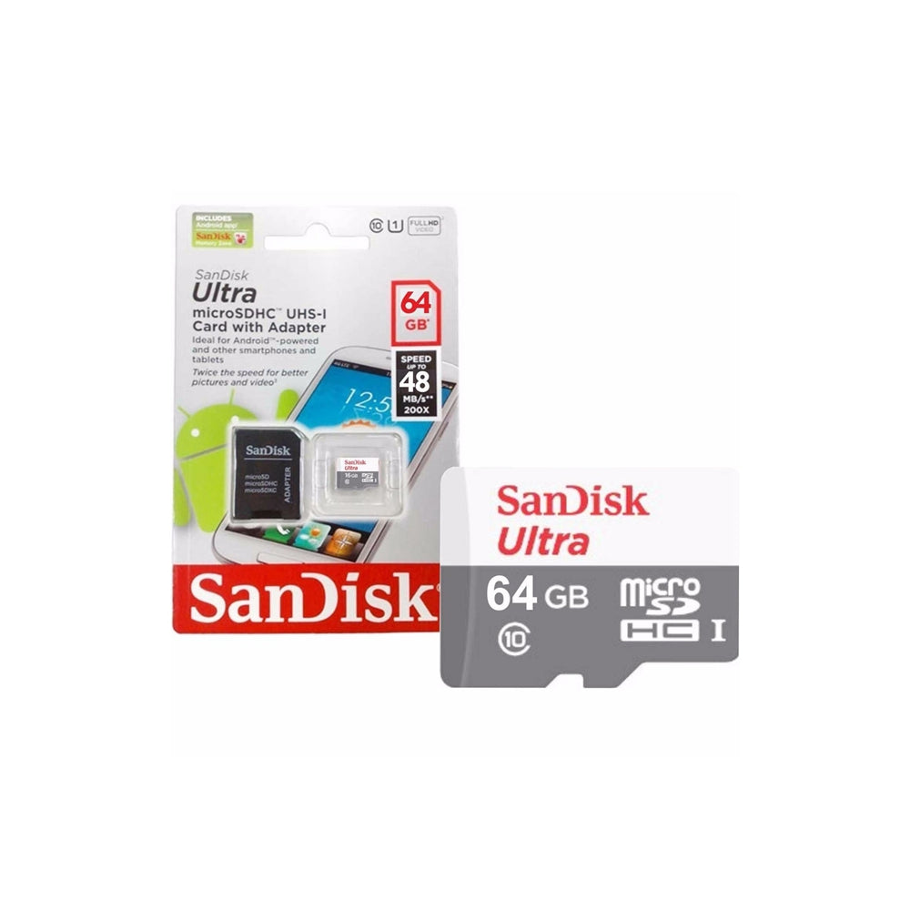 SANDISK Ultra MICROSDXC  SD Adapter 100MB/S Class 10 UHS-I - Tablet Packaging