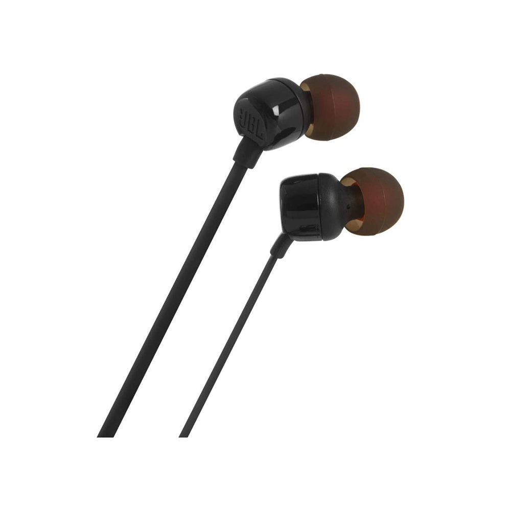 JBL T110 Auriculares In Ear con Pure Bass - Con manejo de un solo botón y micrófono,